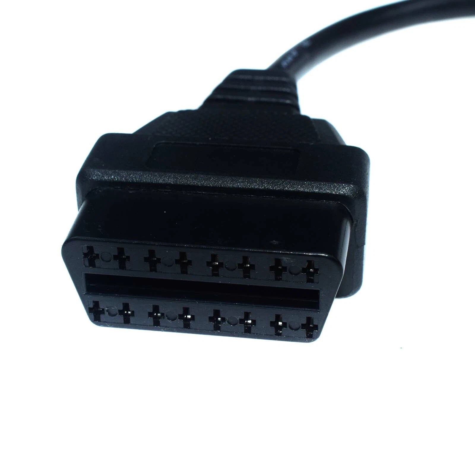 1PC Conector Cable Adaptador Para For NISSAN Obd2 16 Pines A Obd1 14 Pines Tsuru 6B93BC-57