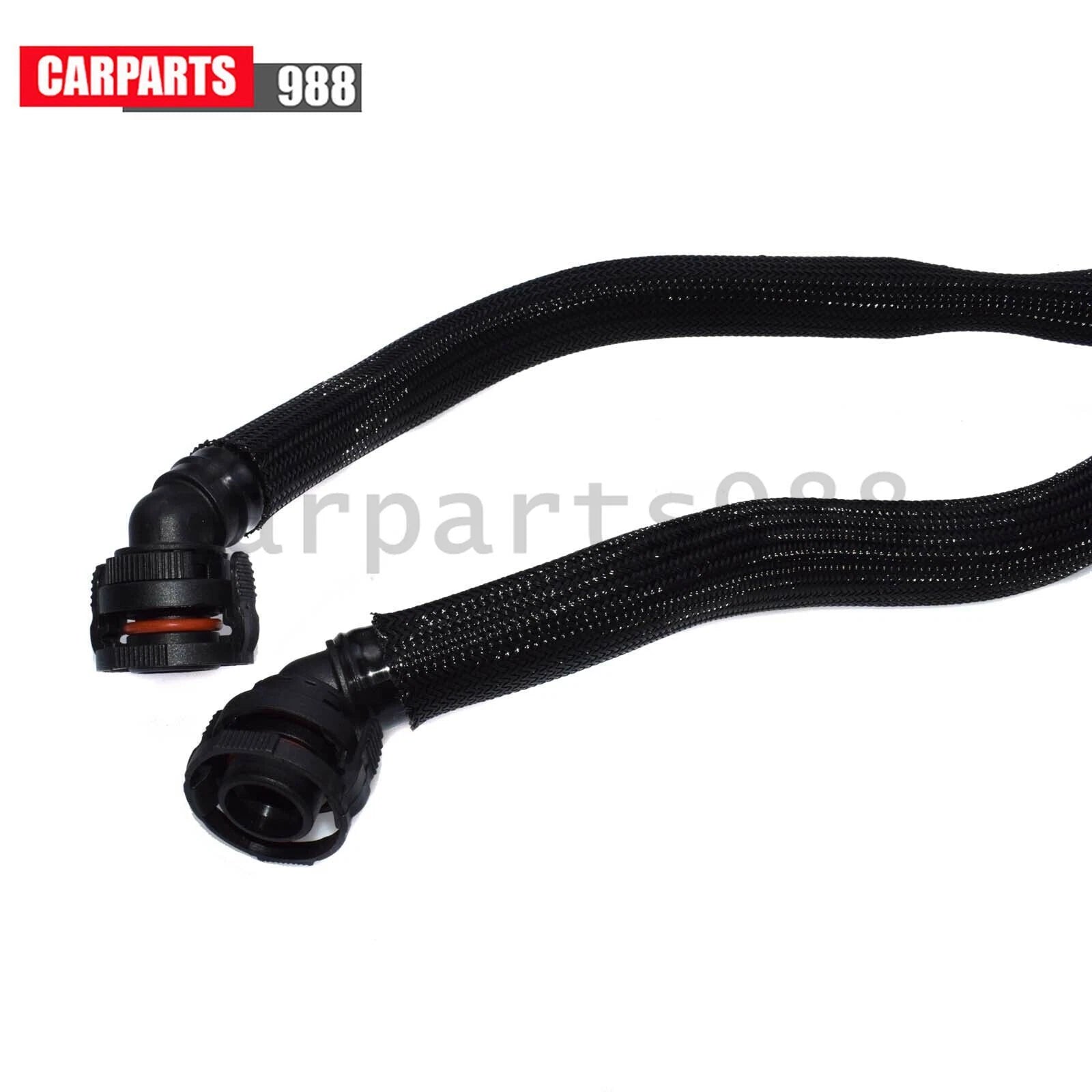 2pcs Crankcase Vent Hose Left& Right for BMW 550i 650i 750i ALPINA B7 X5 X6 6B93BC-57
