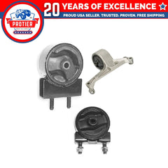 Engine Motor Mount Set for 1999-2002 Suzuki Esteem 1.8L for Auto Trans 3PCS 6B93BC-57