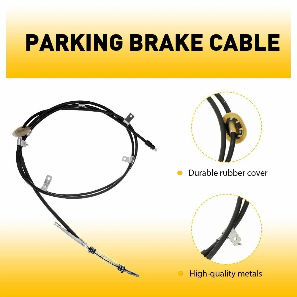2x Rear Hand Park Brake Cable Fit 2011 2012 13-20 Jeep Grand Cherokee 52124961AH 6B93BC-57