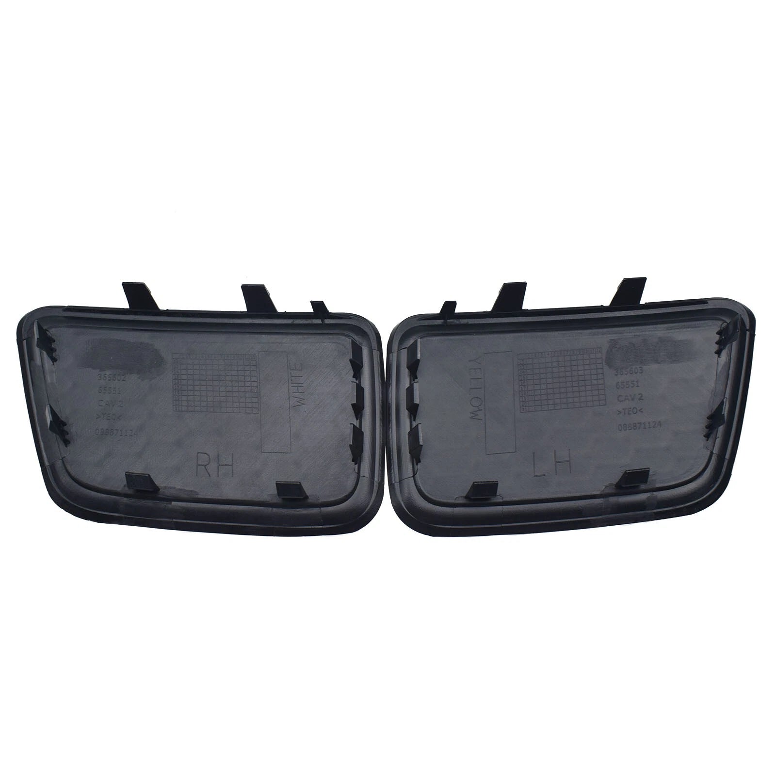 For 2014 2015 2016 Jeep Grand Cherokee Front Lower Grille Tow Insert Bezel Pair 6B93BC-57