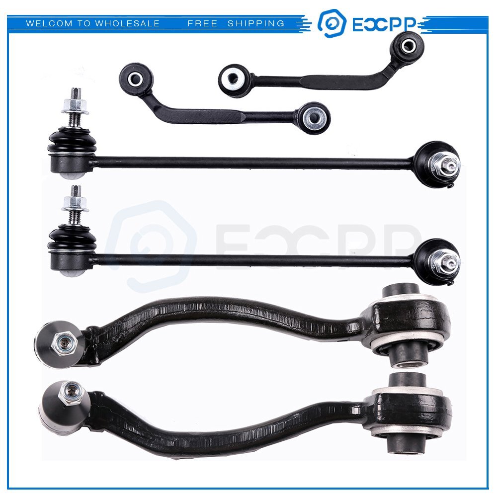 6Pcs Front Lower Control Arms Rear Sway Bars Part Fits Benz CLK550 & CLK350 6B93BC-57