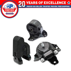 Fits 2006-2008 Hyundai Azera 3.3L 3.8L Front & FR Low & RR Motor Mount 3pc : 6B93BC-57