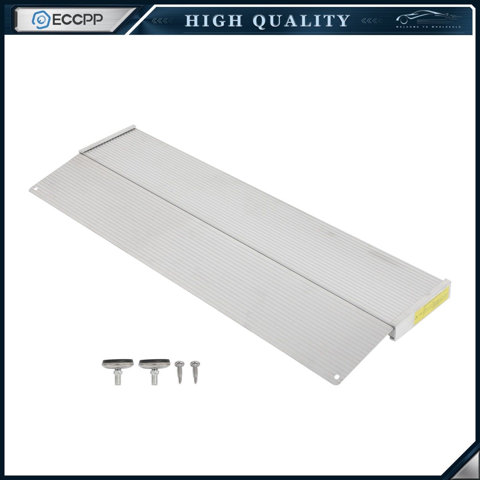 Aluminum 36" L X12" W Ramp for Wheelchair for Home Steps,Threshold 6B93BC-57