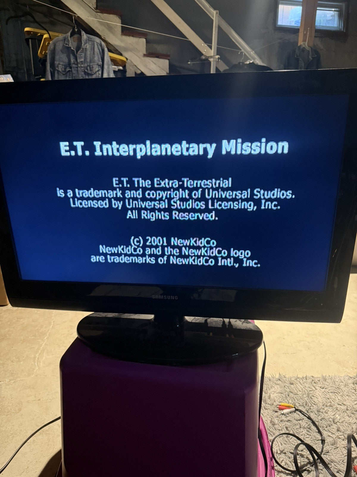 E.T. Extra-Terrestrial: Interplanetary Mission PlayStation 1 PS1 Complete RARE! 6B93BC-57
