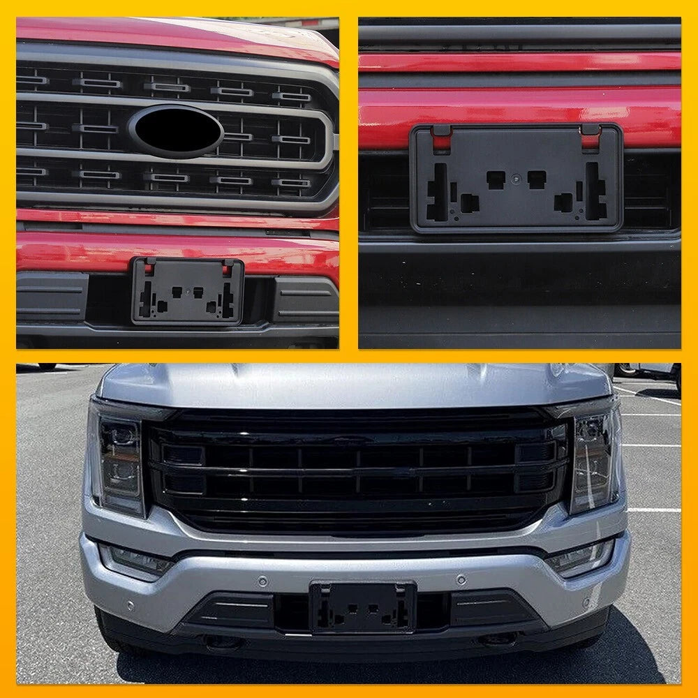 For 2021-2023 Ford F150 ML3Z-17A385-BB Front License Plate Bracket Plastic EOA 6B93BC-57