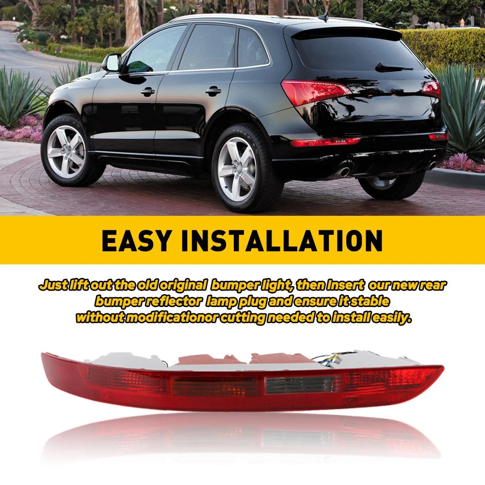 For Audi Q5 2009-2016 Side Left Rear Lower Tail Light Lamp Bumper Reflector USA 6B93BC-57
