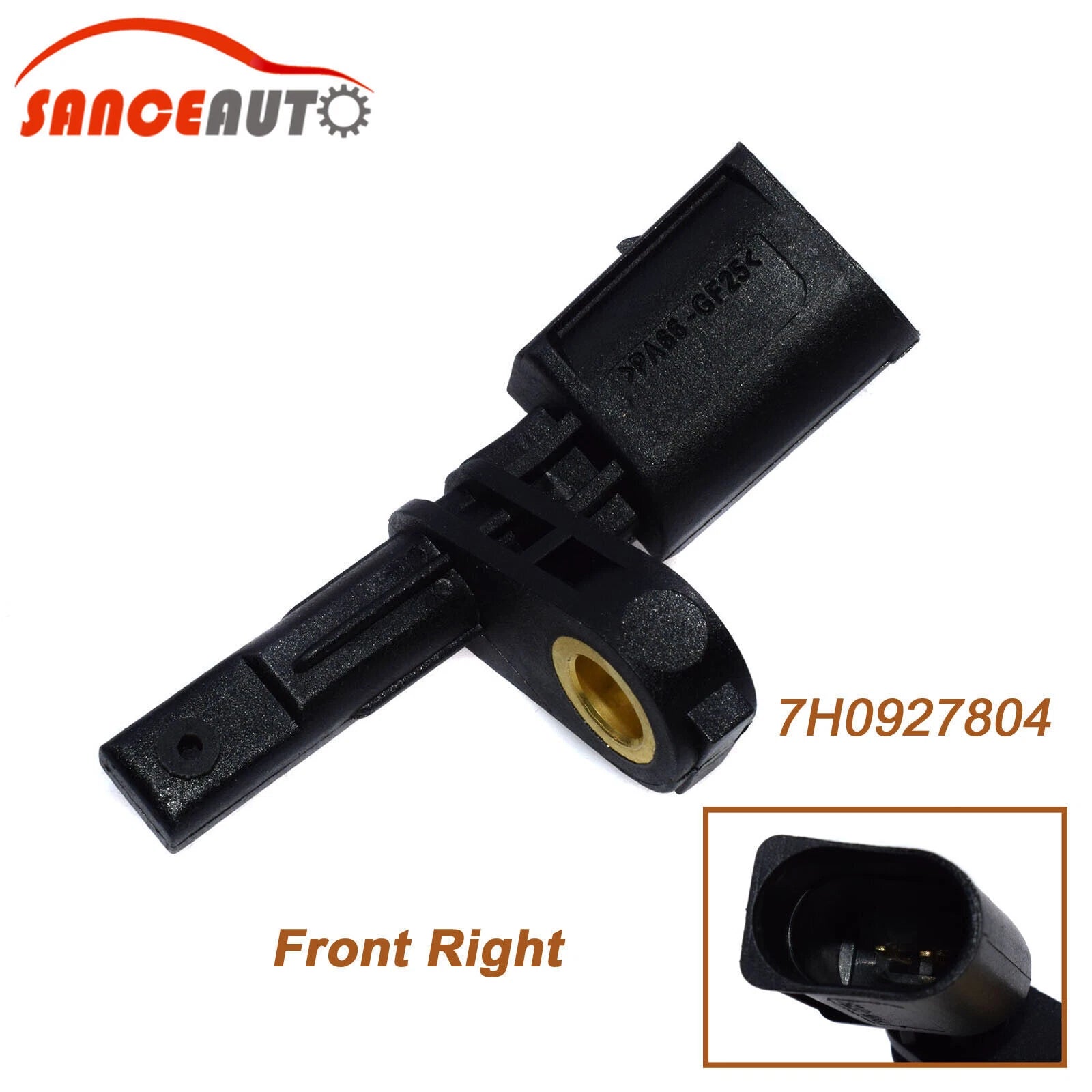 ABS Wheel Speed Sensor Front Right 7H0927804 For VW Golf Jetta AUDI A1 A3 Q3 TT 6B93BC-57