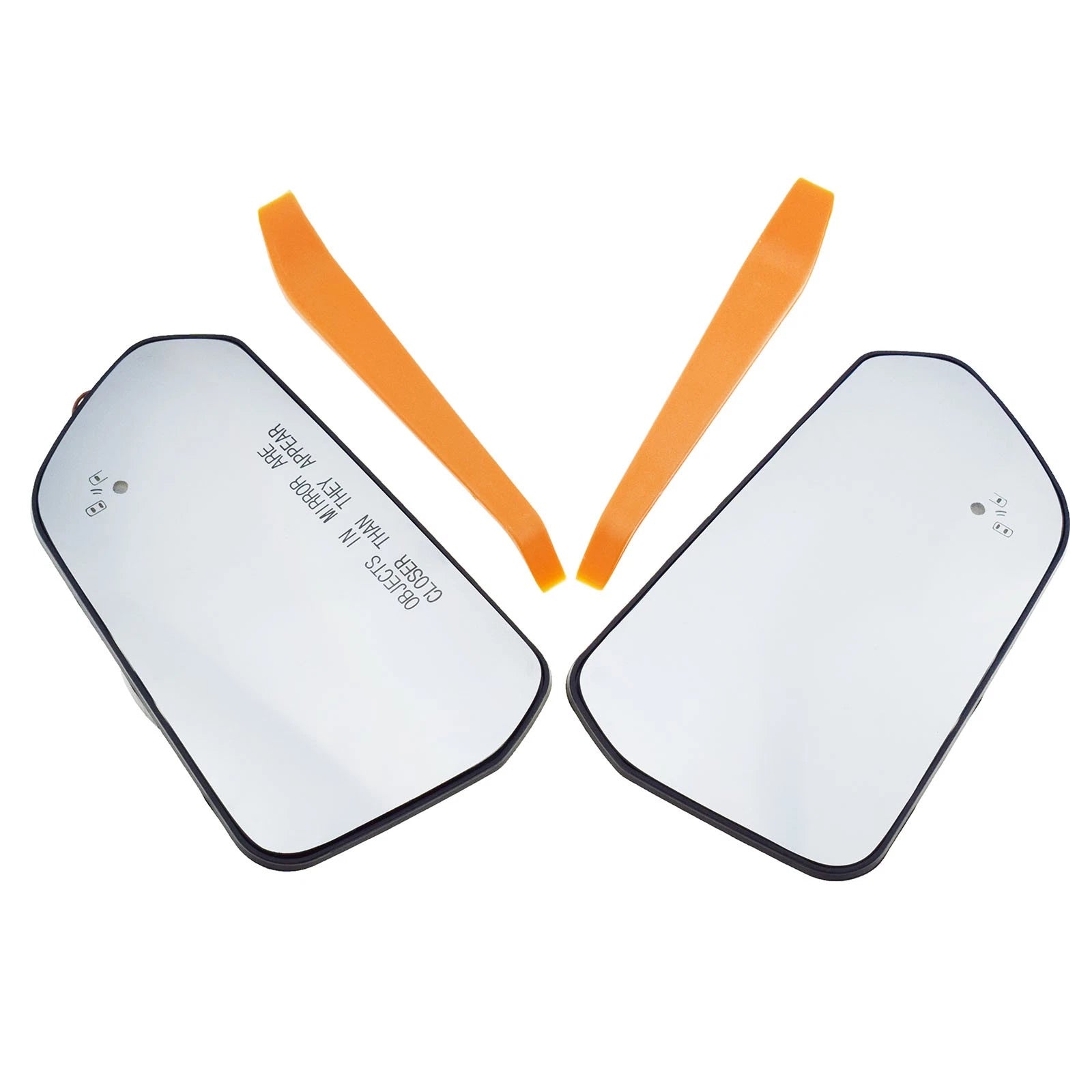 Left Right Side Rearview Mirror Glass w/ Blind Spot for Ford Mustang 2015-2021 6B93BC-57