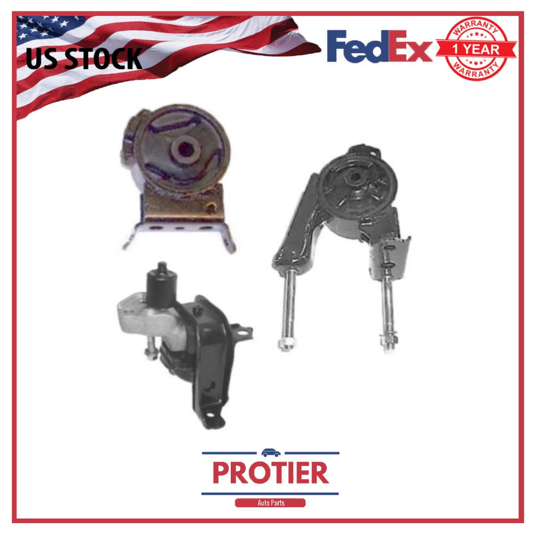 Engine Motor & Trans Mount 3PCS Set for 2004-2006 Scion xA xB 1.5L Auto Trans 6B93BC-57