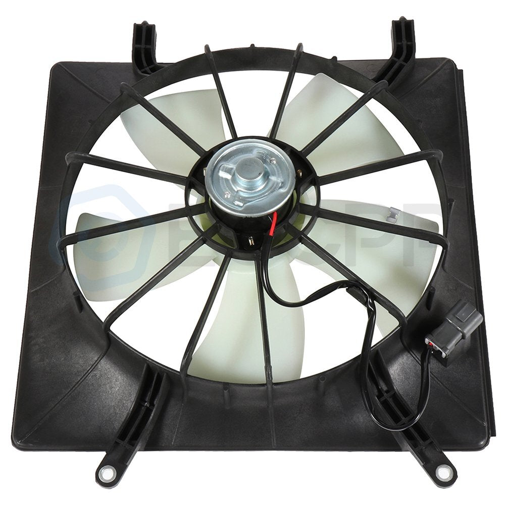 Radiator Condenser Cooling Fan Assembly For 2003 2004 2005 2006 Honda Element 6B93BC-57