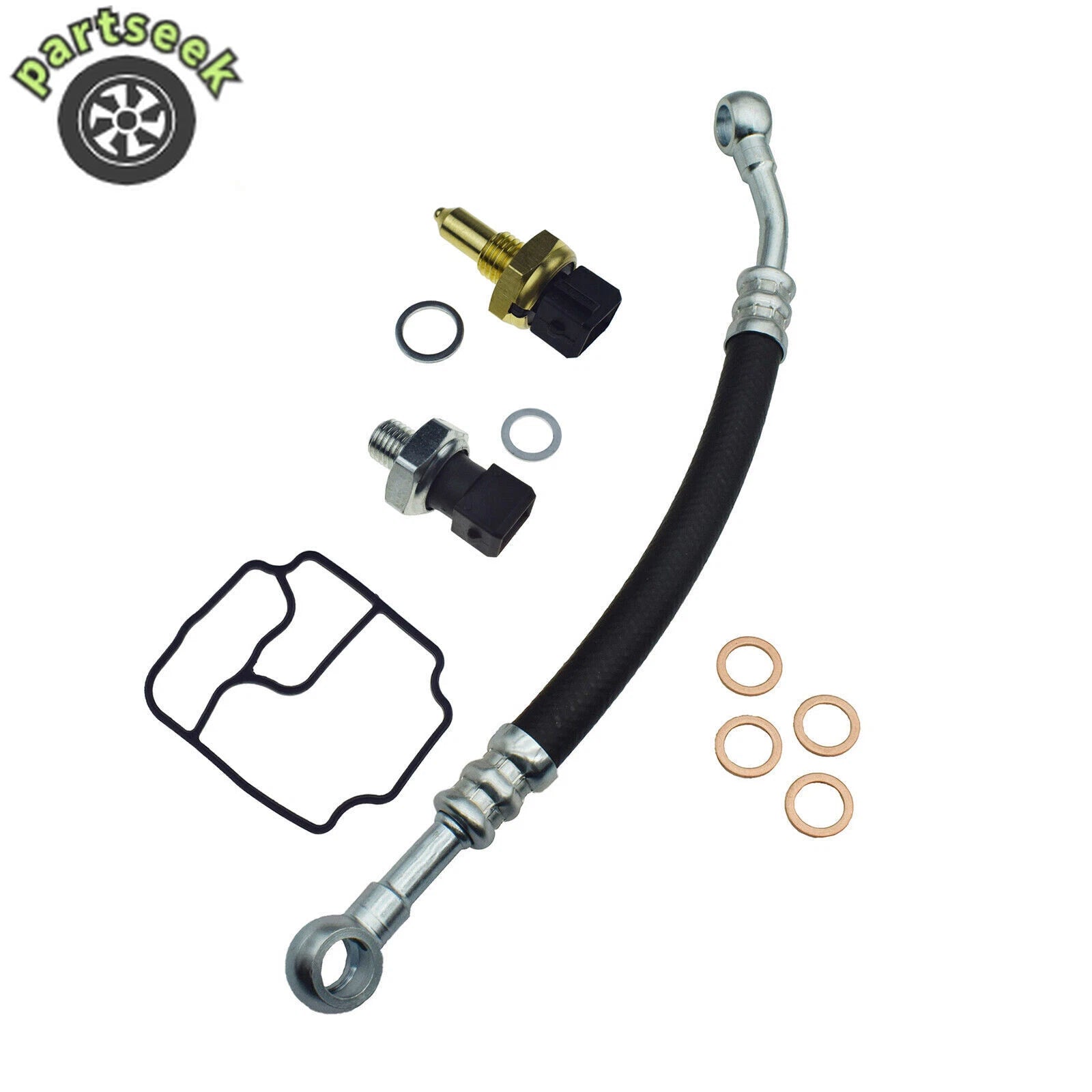 Engine Oil Filter Housing Gasket Sensor Kit For BMW E46 E39 E53 E85 325Ci 530i 6B93BC-57