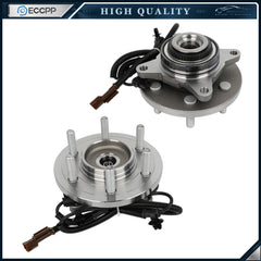 2 Pcs Wheel Hub Bearings Assembly Front 4WD For 2015 2016 2017 Ford F-150 Truck 6B93BC-57
