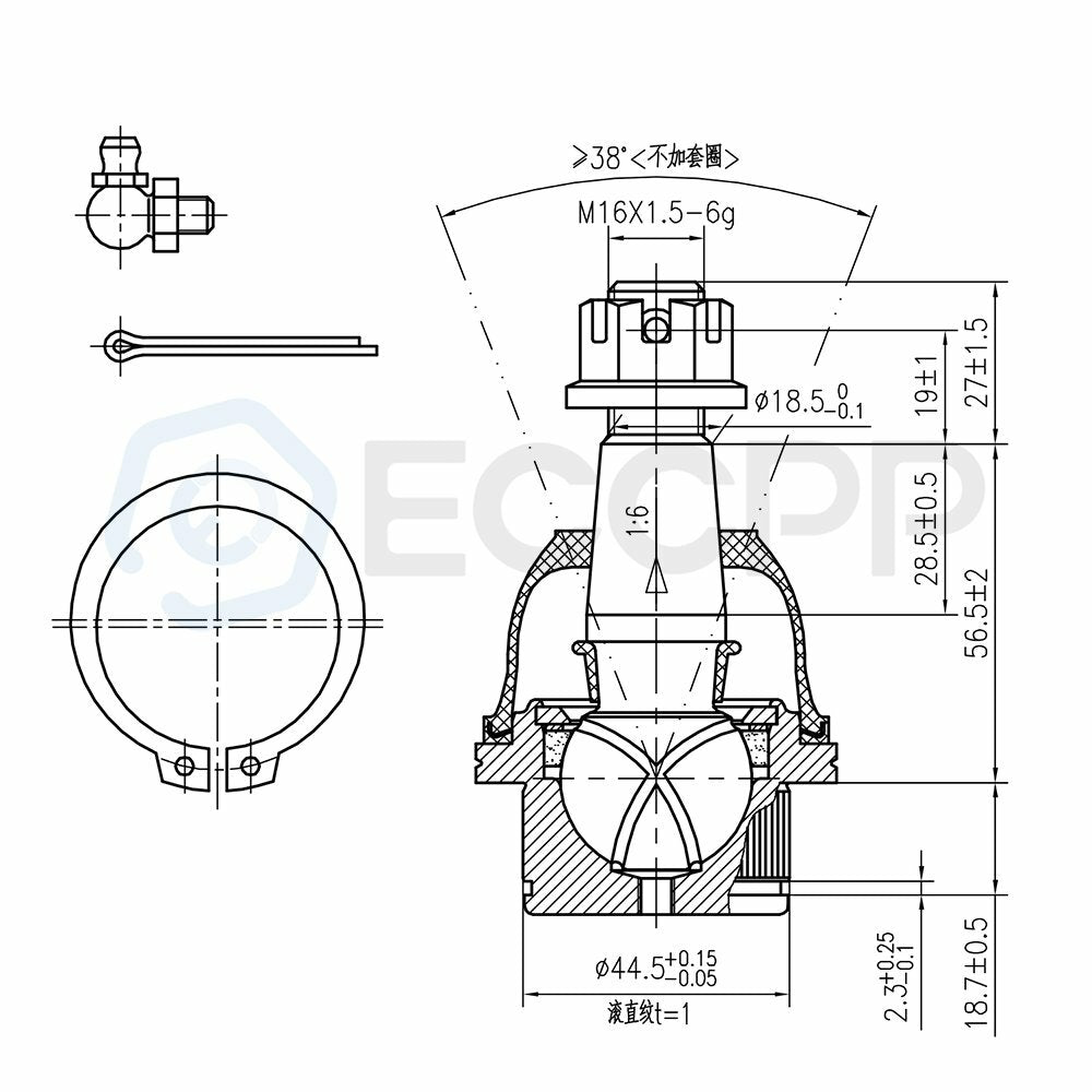 6pcs For 07-14 Chevy Tahoe Front Upper Control Arms Lower Ball Joints Sway Bars 6B93BC-57