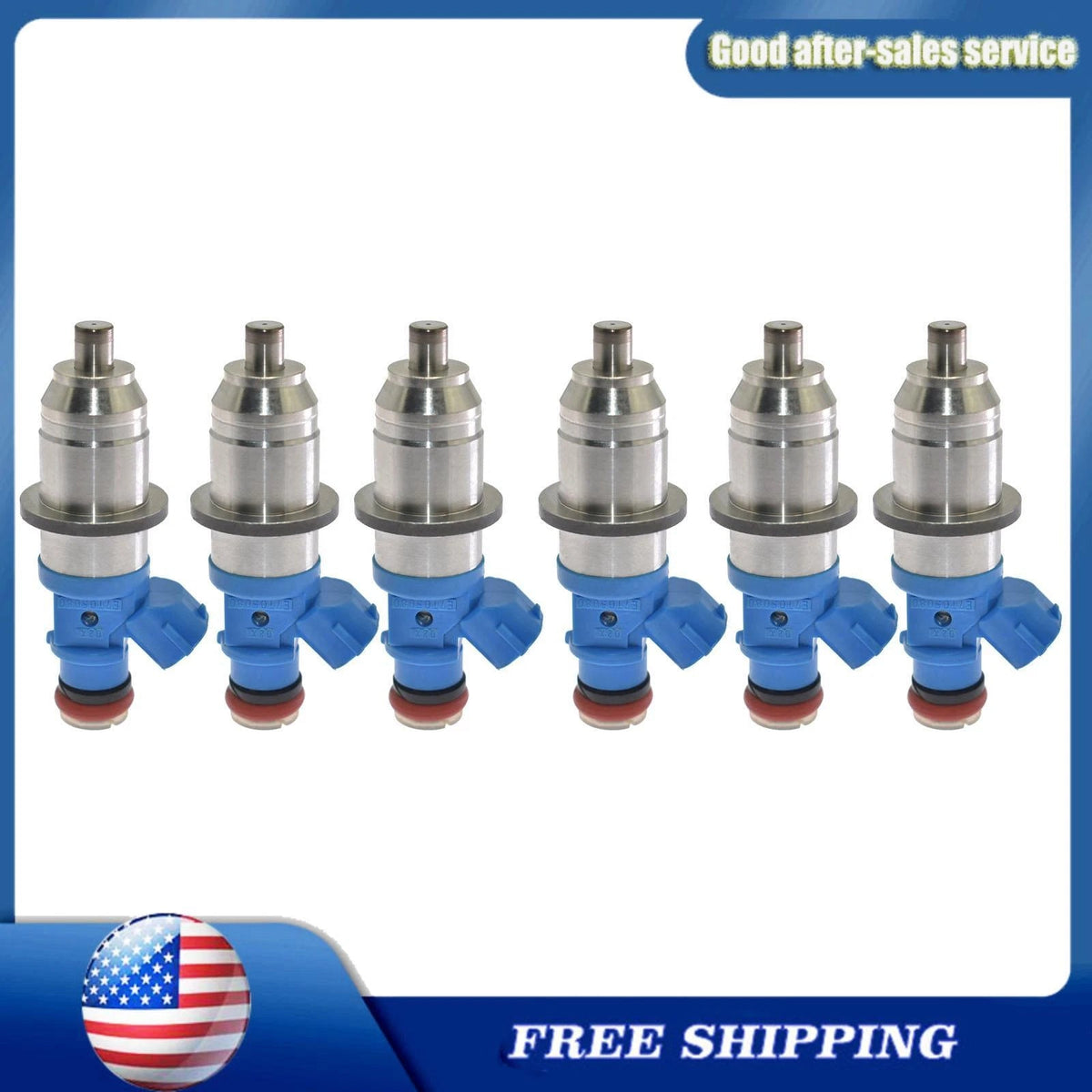 6x Fuel Injector for Yamaha Mitsubishi Shogun Pajero Delica Space Wagon 2.0 2.4 6B93BC-57
