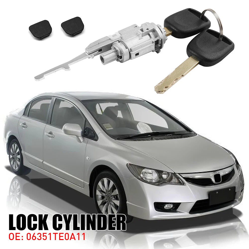 Ignition Key Switch Cylinder Lock with 2 Keys For 2002-2014 Honda Accord Acura A 6B93BC-57