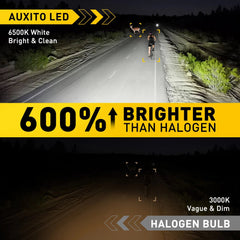 AUXITO H1 LED Headlight Bulb Conversion Kit High Low Beam Lamp 6500K White USEOA AUXITO