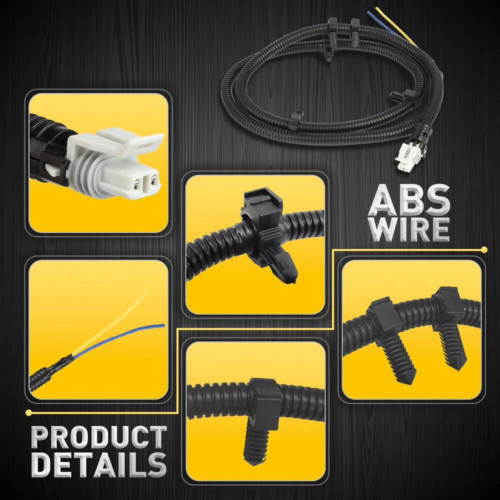 ABS Wheel Speed Sensor Harness Wire For Cadillac Chevrolet Buick Seville Regal 6B93BC-57