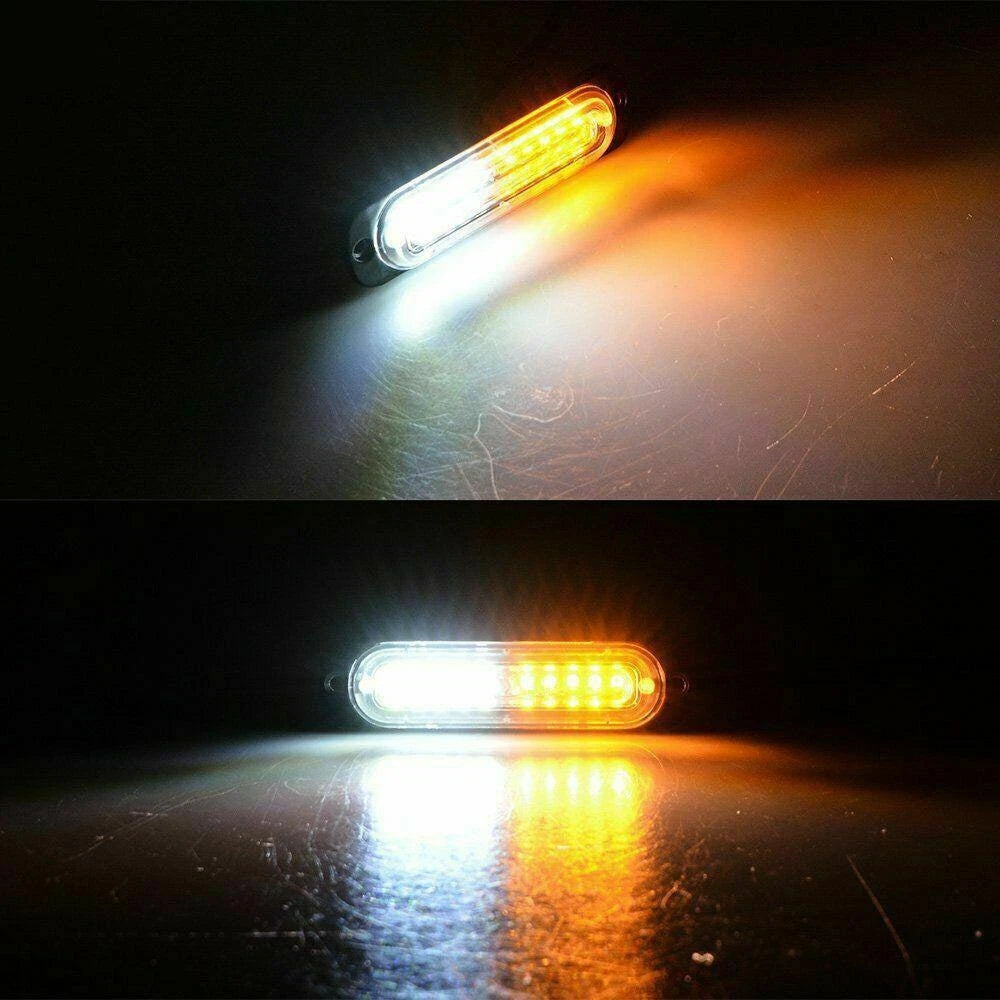 Car 10-LED Strobe Emergency Surface Lamps Mount Flashing Lights For Truck Pickup 6B93BC-57