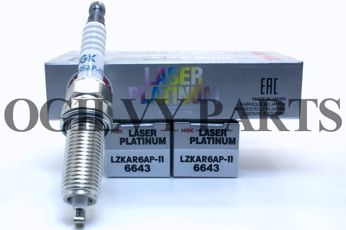 LZKAR6AP-11 PLATINUM (4) SparkPlug For Nissan March Micra Tiida X-Trail 6643