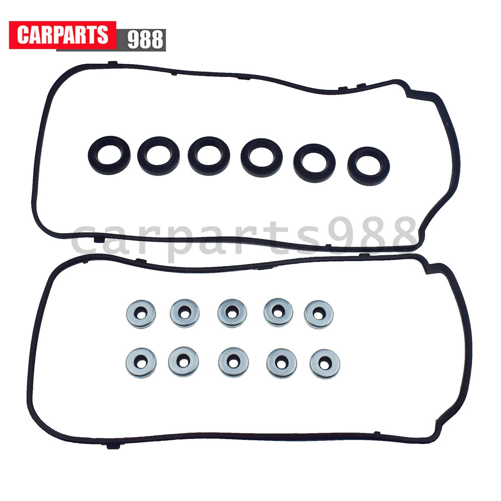 Valve Cover Gasket Set For Honda Odyssey Accord Pilot MDX TL 3.5L 12050-R70-A00 6B93BC-57
