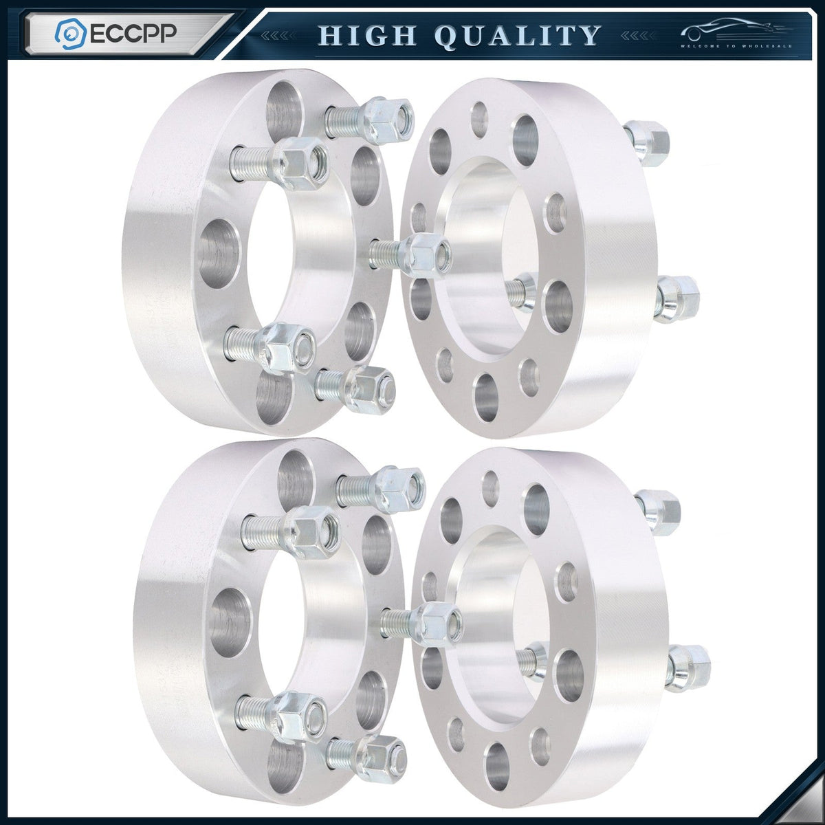 4X 1.5 inch Wheel Spacers 5x5/ 5x127 14x1.5 For 1988-1998 Chevrolet/ GMC C1500 6B93BC-57