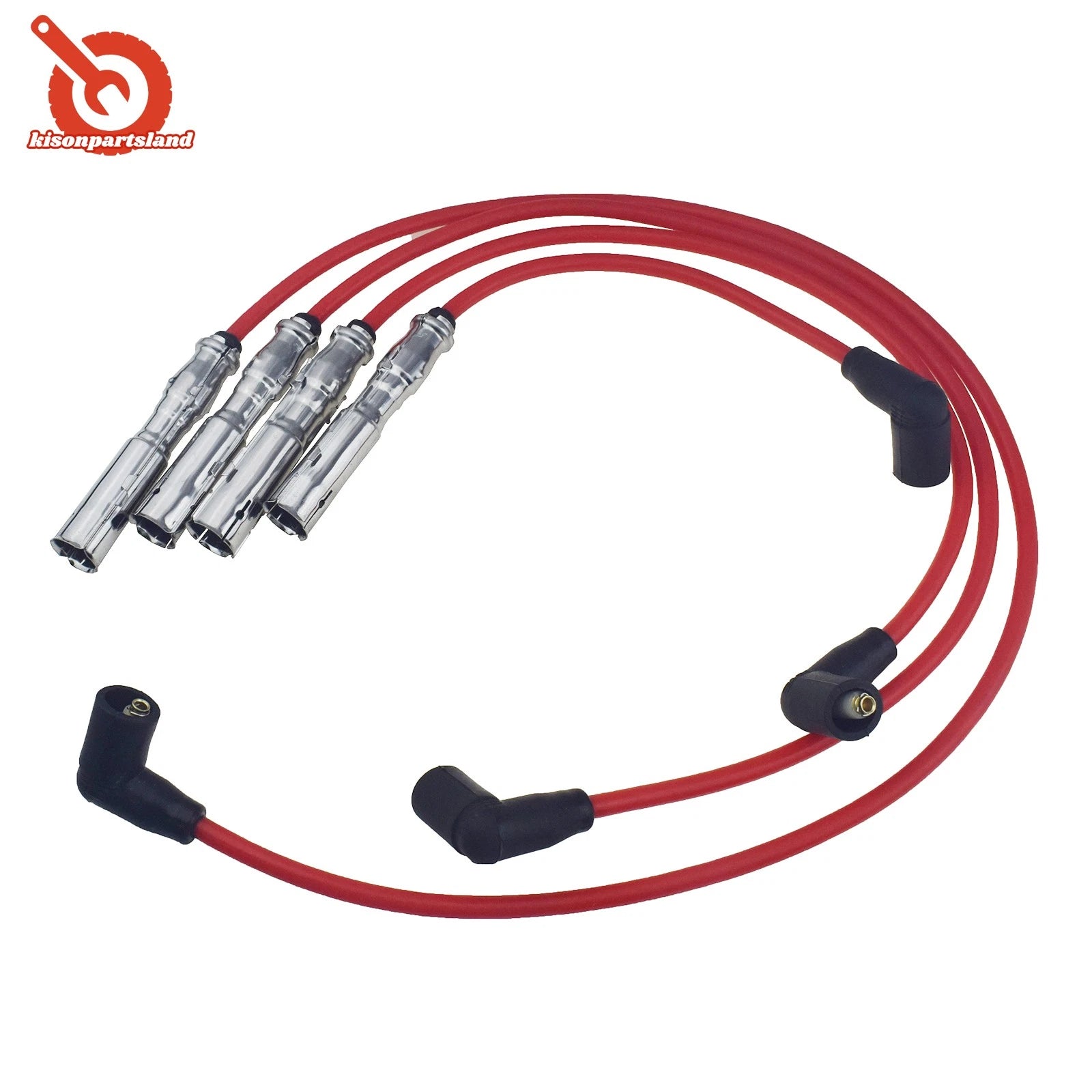 Spark Plug Wire Set For VW Beetle Bora Golf GTI Jetta 2.0L SOHC 27588 144054 6B93BC-57