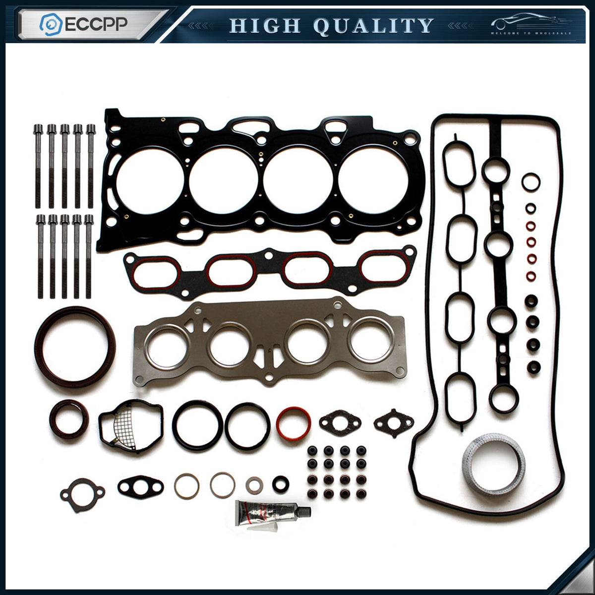 Cylinder Head Gasket Bolts Set Fit For Toyota Camry RAV4 Matrix 2.4L 6B93BC-57