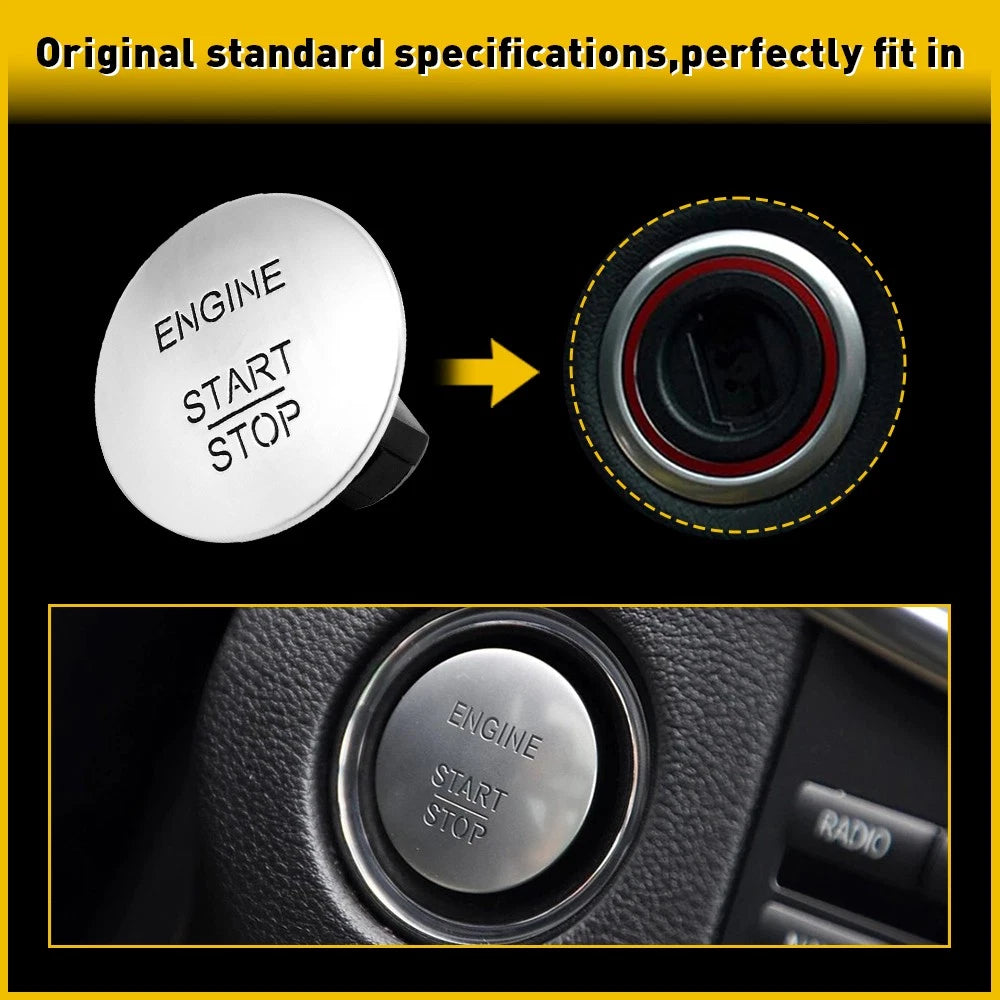 Keyless Push Start Stop Button Go Engine Switch Ignition for Mercedes Benz 6B93BC-57