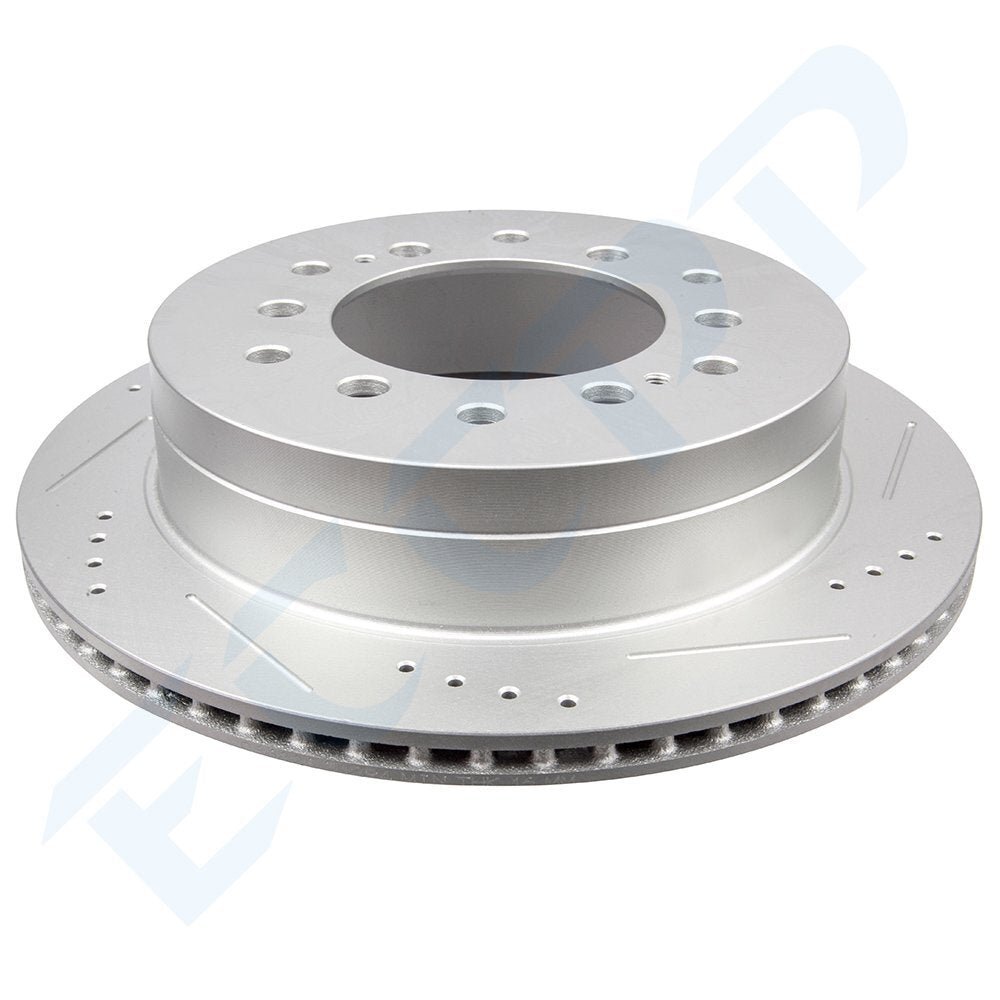 Rear Brake Discs Rotors Pair Fits 2001-2007 Toyota Sequoia 2003-2009 Lexus GX470 6B93BC-57