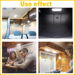 4X 12V LED Car Interior Roof Light Ceiling Dome Lamp For RV Camper Trailer Truck 6B93BC-57