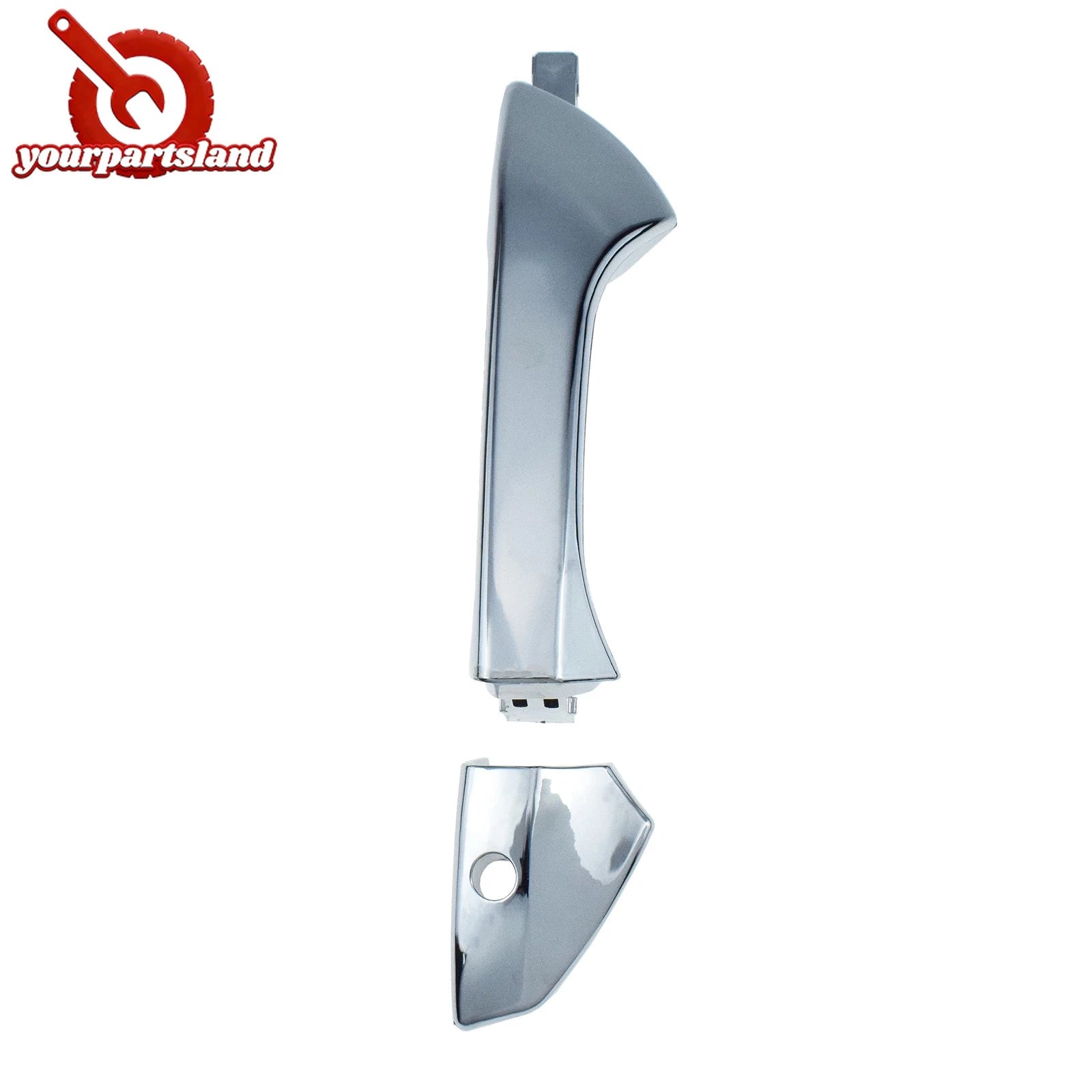 Front Left Exterior Door Handle For 2008-2012 Honda Accord Chrome Coupe Sedan 6B93BC-57