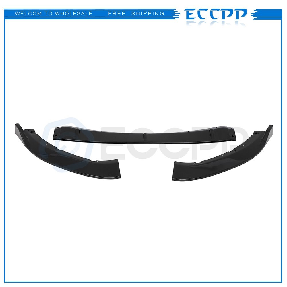 Fits 2016-2021 Mazda MX-5 Bright Black Front Spoiler Lips Bumper 6B93BC-57