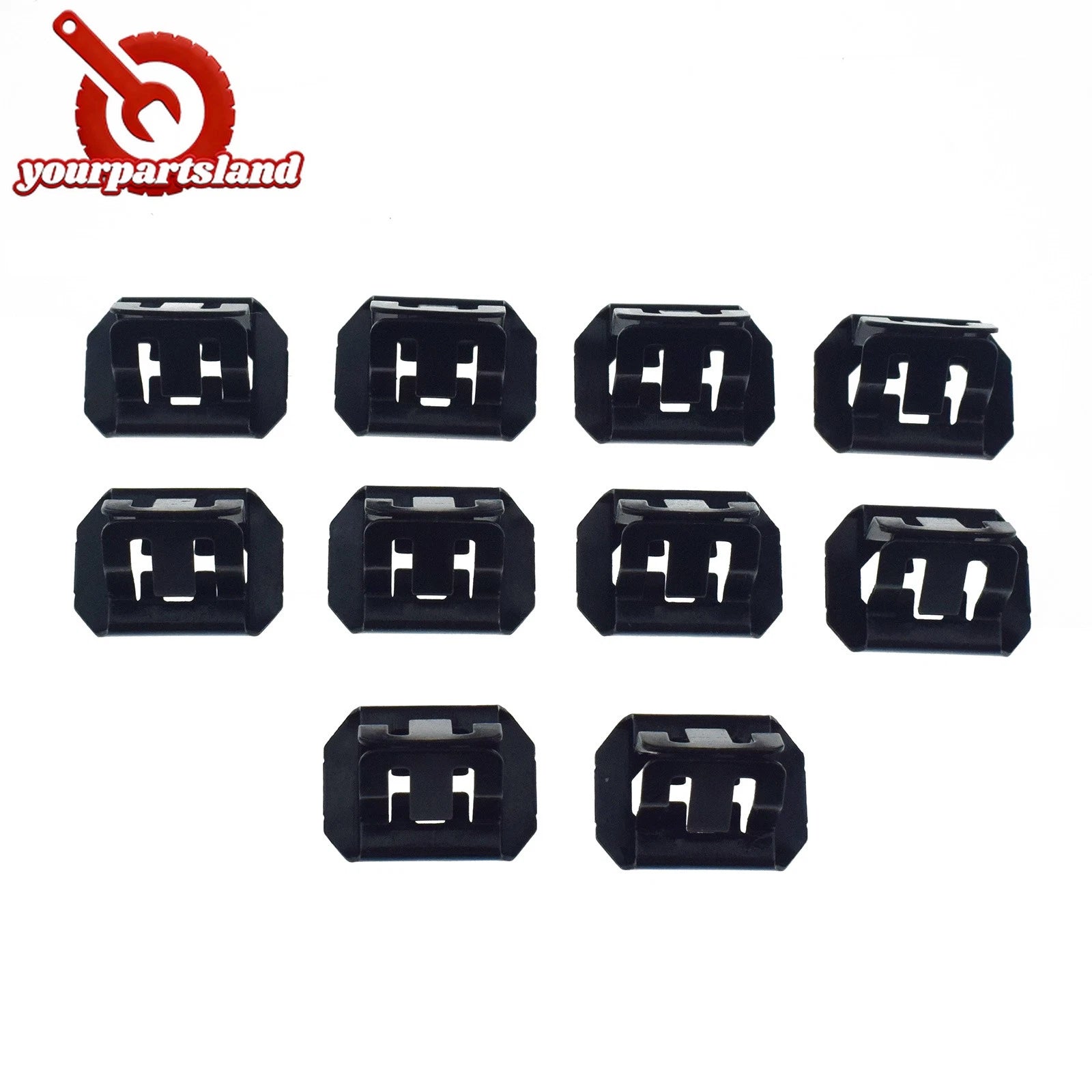 10PCS Front Bumper Cover Grille Fastener Clip for Chevrolet Avalanche 1999-2006 6B93BC-57