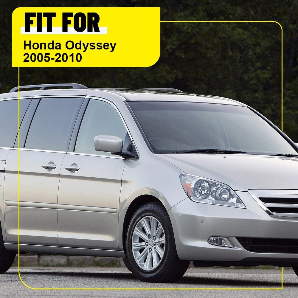 6 Pcs Auto Door Trim Pillar Posts Gloss Black Cover For 2005-2010 Honda Odyssey 6B93BC-57
