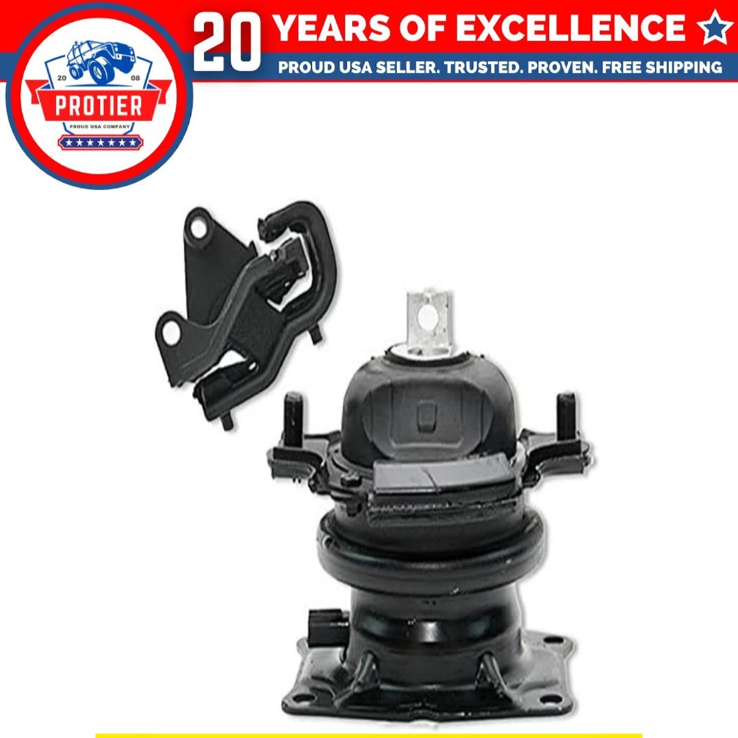 Fits 2007 Honda Odyssey 3.5L i-VTEC AUTO Front Motor & Front Trans Mount : 6B93BC-57