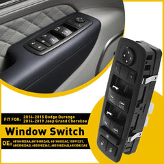 Front Master Left Power Window Switch 68184802AB For 2014-19 Jeep Grand Cherokee 6B93BC-57