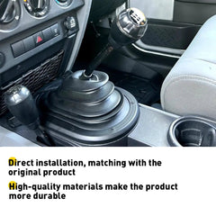 Fits 2007 2008 2009 2010 Jeep Wrangler 3.8L Manual Trans Gear Shifter Boot Cover 6B93BC-57
