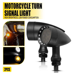 Universal Motorcycle Turn Signal Light Front LED Blinkers Indicators For Honda A 6B93BC-57