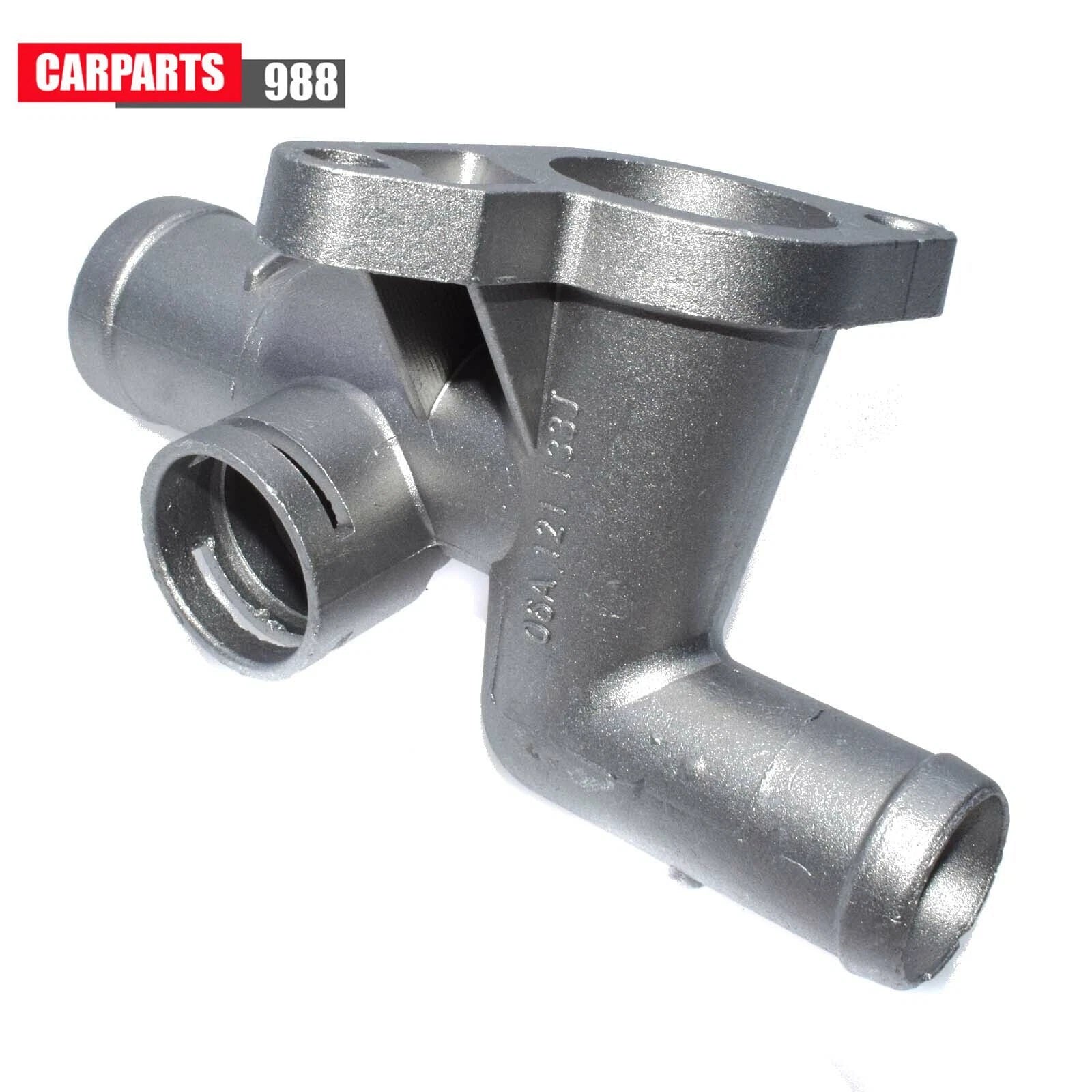 Aluminum Coolant Water Flange For 2000-2005 VW Mk4 Golf/Jetta 1.8T 06A121133J 6B93BC-57