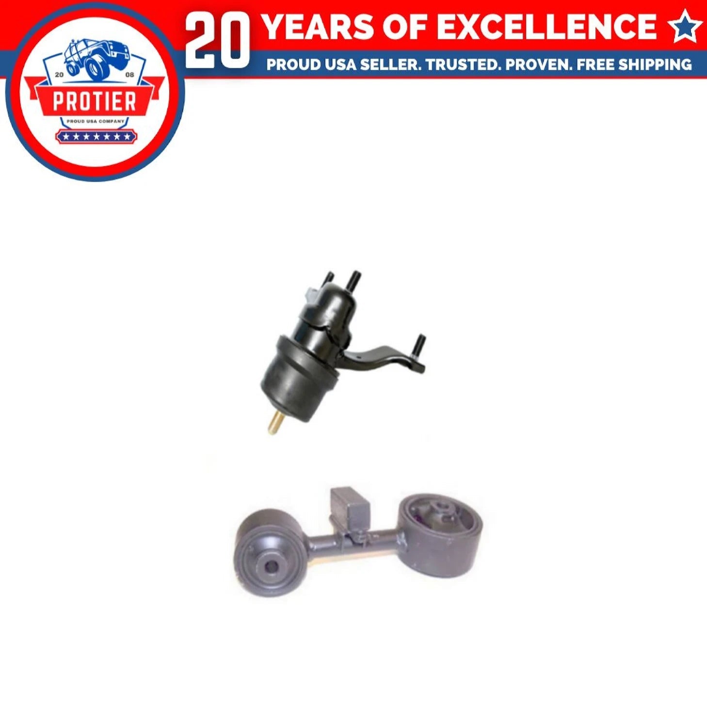 Motor & Torque Strut Mount 2PCS Set Compatible for 2001-2003 Toyota Highlander 6B93BC-57