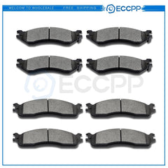 Front Rear Brake Ceramic Pads For 2006 2007 2008 Dodge Ram 1500 Performan 6B93BC-57