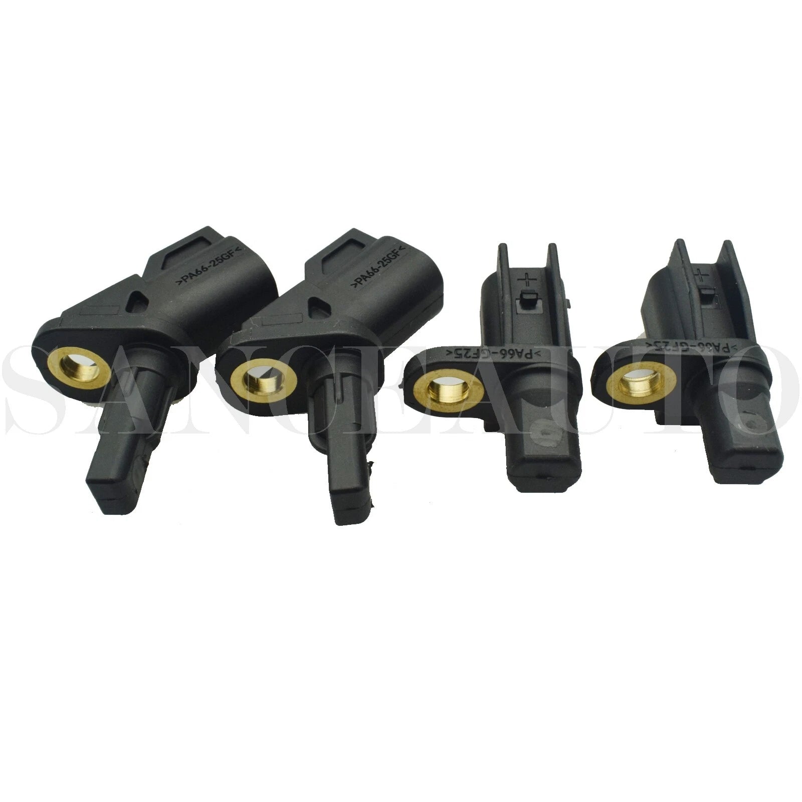 4PCS ABS Wheel Speed Sensor Front Rear L/R For Ford Jaguar Lincoln Volvo 02-20 6B93BC-57