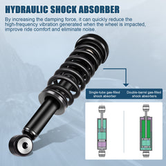For Ford F-150 2009-2013 Front 2Pcs Complete Strut w/ Coil Spring Suspension 4WD