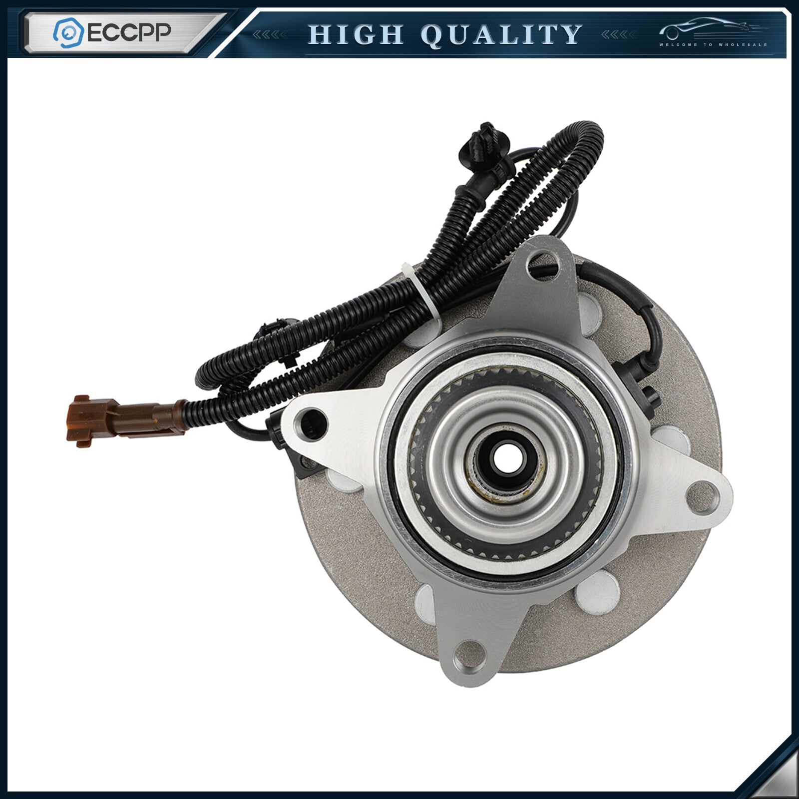 1Pc Wheel Hub Bearing Assembly Front 4WD For 2015 2016 2017 Ford F-150 Truck 6B93BC-57