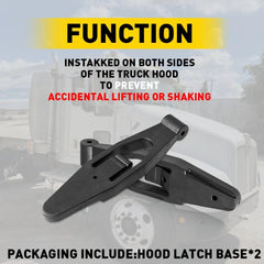 FOR Kenworth Peterbilt Hood Latch assembly kit ✔Ships L56-0001 ASAP 6B93BC-57