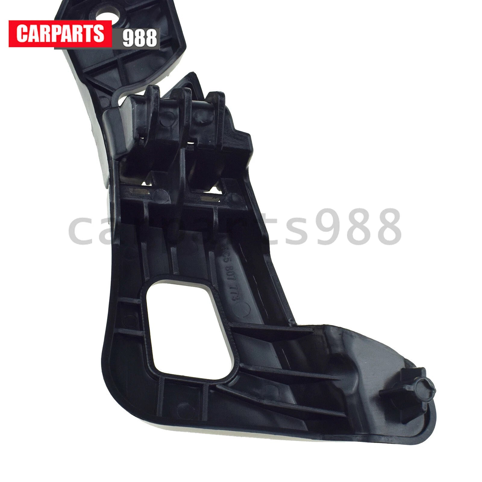 Front Left Bumper Bracket Bupport For 2012-19 Beetle 5C5807773E VW1244106 Black 6B93BC-57