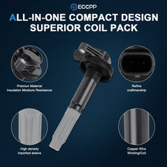 ECCPP 8 Ignition Coils For V8 5.0L Ford F150 Truck Mustang 11 12 2013 2014 2015 ECCPP