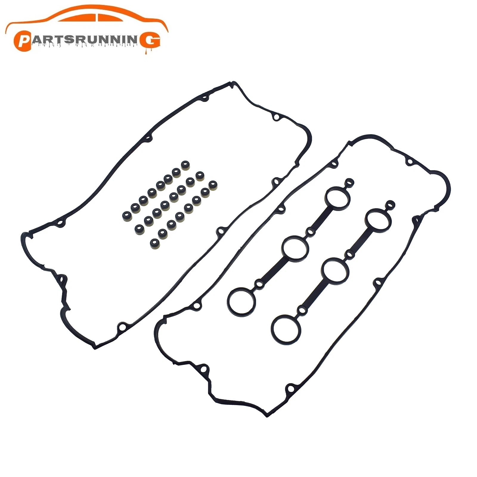 Valve Cover Gasket Set w/Valve Stem Seals For KIA SORENTO HYUNDAI SANTA FE 3.5L 6B93BC-57