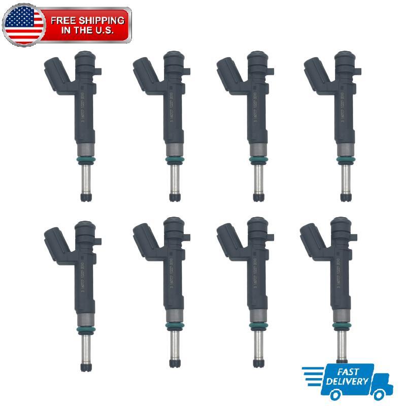 Set of 8 Pcs Fuel Injector 16600-1KT0A For Nissan Versa Note 1.6L 2014 2015 2016
